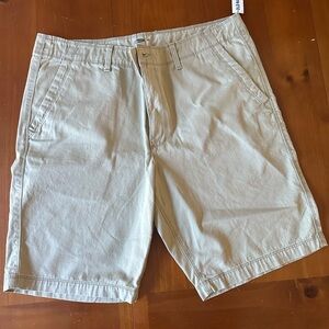 Old Navy Tan Flat Front Men Shorts